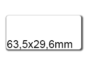 wereinaristea EtichetteAutoadesive, 63,5x29,6(29,6x63,5mm) Carta bra3036.