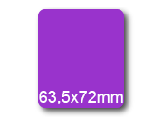 wereinaristea EtichetteAutoadesive, 63,5x72(72x63,5mm) Carta BRA3041vi.