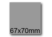 wereinaristea EtichetteAutoadesive, 67x70(70x67mm) Carta BRA3050gr.