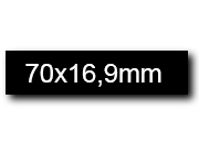 wereinaristea EtichetteAutoadesive. in carta. 70x16.9(16.9x70mm) Carta. 70x17(17x70mm) Carta. BRA3051ne.