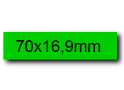 wereinaristea EtichetteAutoadesive. in carta. 70x16.9(16.9x70mm) Carta. 70x17(17x70mm) Carta. bra3051VE.