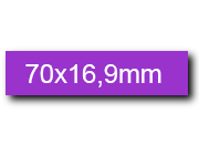 wereinaristea EtichetteAutoadesive. in carta. 70x16.9(16.9x70mm) Carta. 70x17(17x70mm) Carta. BRA3051vi.