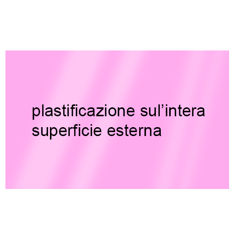 legatoria Cartoncino Sirio Plastificato Fedrigoni, ROSA Con riserva non plastificata per adesione, formato A3L (29,7x51cm), 320grammi x mq (Cartoncino 290gr + plastificazione 30gr).