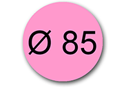 wereinaristea EtichetteAutoadesive rotonde, diametro 85mm bra3082RS.