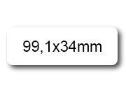 wereinaristea EtichetteAutoadesive 99,1x34,1(34x99,1) Carta tkj9934.