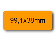 wereinaristea EtichetteAutoadesive, 99,1x38,1(38,1x99,1mm) Carta bra3093AR.
