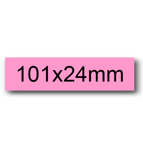 wereinaristea EtichetteAutoadesive, 101x24(24x101mm) Carta AZZURRO, adesivo Permanente, angoli arrotondati, per ink-jet, laser e fotocopiatrici, su foglio A4 (210x297mm).