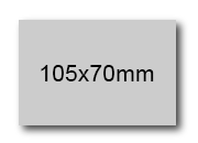 wereinaristea EtichetteAutoadesive, Poliestere CartaARGENTO opaco, 105x70(70x105mm) Carta ARGENTO, adesivo PERMANENTE, angoli a spigolo, per laser e fotocopiatrici, con bordino di sicurezza, resistenti alle alte temperature. Ideali per identificare o evidenziare componenti elettronici, su foglio A4 (210x297mm).