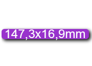 wereinaristea EtichetteAutoadesive, 147,3x16,9(16,9x147,3mm) Carta VIOLA, adesivo Permanente, angoli arrotondati, per ink-jet, laser e fotocopiatrici, su foglio A4 (210x297mm).