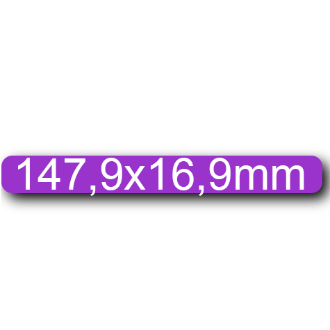 wereinaristea EtichetteAutoadesive, 147,3x16,9(16,9x147,3mm) Carta VIOLA, adesivo Permanente, angoli arrotondati, per ink-jet, laser e fotocopiatrici, su foglio A4 (210x297mm).