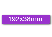 wereinaristea EtichetteAutoadesive, 192x38(38x192mm) Carta VERDE, adesivo Permanente, angoli arrotondati, per ink-jet, laser e fotocopiatrici, su foglio A4 (210x297mm).