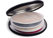 gbc Porta 12 cd-dvd circolare, con cerniera BRA3271.