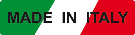wereinaristea Etichette autoadesive mm 52x13 (13x52) con scritta MADE IN ITALY a colori. Sfondo con la bandiera italiana e scritta nera, adesivo permanente. A.