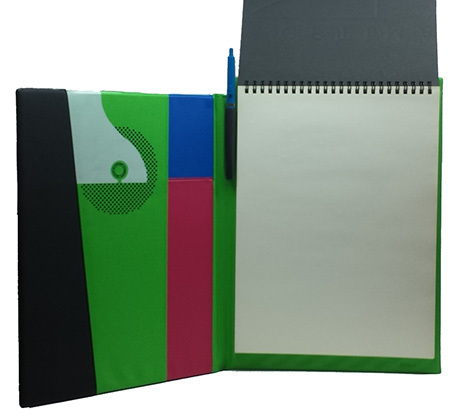 gbc Portablocco A4. Optima Verde. Dimensioni: 24x32 cm..