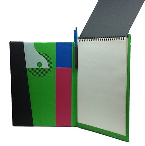 gbc Portablocco A4. Optima Verde. Dimensioni: 24x32 cm..