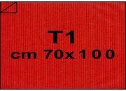 carta Carta Regalo ROSSO, A4, 60gr Sealing, Carta opaca, da 60gr/mq. Dimensioni 100x70 cm, piegata 25x35cm. Carta con tramatura millerighe tipo carta da pacco BRA3391