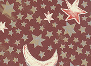 carta Carta Regalo Bord�LunaStelline, A4, 65gr BRA3398.