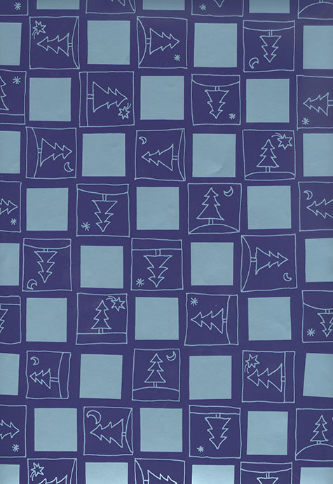 carta Carta Regalo AzzurraAlberiRegali, A4, 65gr Carta patinata da 65gr-mq. Formato: 100x70cm.