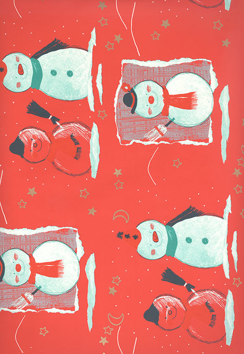 carta Carta Regalo RossaPupazziNeve, A4, 65gr Carta patinata da 65gr-mq. Formato: 100x70cm.