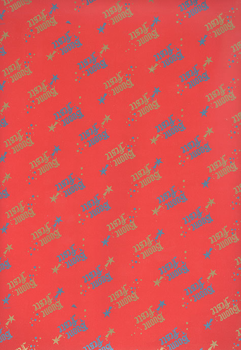 carta Carta Regalo rossa , A4, 65gr Carta patinata da 65gr-mq. Formato: 100x70cm.