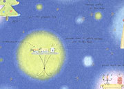 carta Carta Regalo blu babbo natale BRA3421.