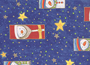 carta Carta Regalo blu pupazzi di neve BRA3424.