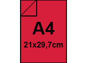 carta Cartoncino SirioFedrigoni VERMIGLIO. A4. 210gr formato A4 (21x29,7cm), 210grammi x mq bra367