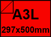 carta Cartoncino SirioFedrigoni ROSSO. a3l. 210gr formato a3l (29,7x50cm), 210grammi x mq BRA364a3l