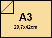 carta CartoncinoPLASTIFICATO RismaLuceFavini, a3, 230gr, AVORIO Formato a3 (29,7x42cm), 230grammi x mq, (200cartoncino+30plastificazione) bra403a3