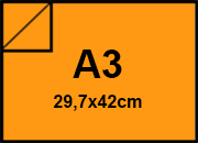 carta CartoncinoPLASTIFICATO RismaLuceFavini, a3, 230gr, GIALLO ORO Formato a3 (29,7x42cm), 230grammi x mq, (200cartoncino+30plastificazione) bra407a3