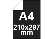 carta Cartoncino, Pearl, Nero, A4, 250gr Retro BIANCO, Formato A4 (21x29,7cm), 250grammi x mq.