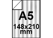 carta Cartoncino, Rigato, BIANCO, a5, 250gr Retro BIANCO, Formato a5 (14,8x21cm), 250grammi x mq bra449a5