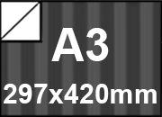 carta Cartoncino, Rigato, PIOMBO, a3, 250gr Retro BIANCO, Formato a3 (29,7x42cm), 250grammi x mq.