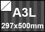 carta Cartoncino, Rigato, PIOMBO, a3l, 250gr Retro BIANCO, Formato a3l (29,7x50cm), 250grammi x mq.