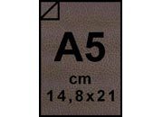carta Copertina SimilPELLE, 460gr, a5, MARRONE bra490A5.