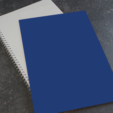 legatoria Copertine colorate A4, 800 micron BLU. Formato A4 (21x29,7cm), in PVC rigido.
