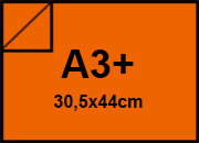 carta Cartoncino ManilaFormosa ARANCIO, a3+, 250gr Formato a3+ (30,5x44cm), 250grammi x mq.
