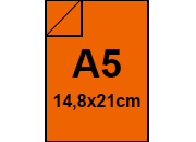 carta Cartoncino ManilaFormosa ARANCIO, a5, 250gr Formato a5 (14,8x21cm), 250grammi x mq BRA117a5