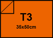 carta Cartoncino ManilaFormosa ARANCIO, t3, 250gr Formato t3 (35x50cm), 250grammi x mq.