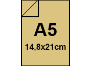 carta Cartoncino ManilaFormosa CAMOSCIO, a5, 250gr Formato a5 (14,8x21cm), 250grammi x mq.