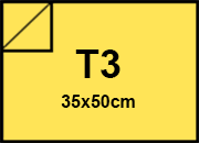 carta Cartoncino ManilaFormosa GIALLOSOLARE. t3, 250gr BRA119t3.