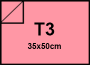 carta Cartoncino ManilaFormosa ROSA, t3, 140gr Formato t3 (35x50cm), 140grammi x mq.