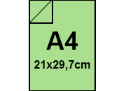 carta Cartoncino ManilaFormosa VERDE, A4, 250gr Formato A4 (21x29,7cm), 250grammi x mq BRA402