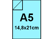 carta Cartoncino LeCirqueFavini 160gr, a5, Azzurro106 formato a5 (14,8x21cm), 160gr/mq FAVA747304a5