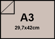 carta Cartoncino RismAcqua 140, GHIACCIO 12 formato A3 (29,7 x 42cm), 140gr, 200 fogli.