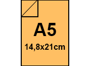 carta CartaColorata MondiNeusiedler. 80grammi, a5, GialloOro22 Formato a5 (148x210mm), 80gr. IQ Color, per fotocopie sbiancata con il metodo ECF, certificata ISO 9706 e FSC, ottima uniformit� dei colori, eccellente macchinabilit� coiFA25d5a5