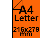 carta Carta Burano ARANCIO, a4letter, 90gr BRA574a4letter.