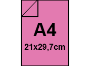 carta Carta RismaLuce 90, CICLAMINO 58 formato A4 (21 x 29,7cm), 90gr, 300 fogli.