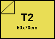 Cartoncino Favini, Burano, 250 g/m², T2, GIALLO SOLARE 53 BRA589t2