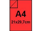 carta CartaColorata MondiNeusiedler. 80grammi, A4, RossoCorallo44 coiFL25d5.